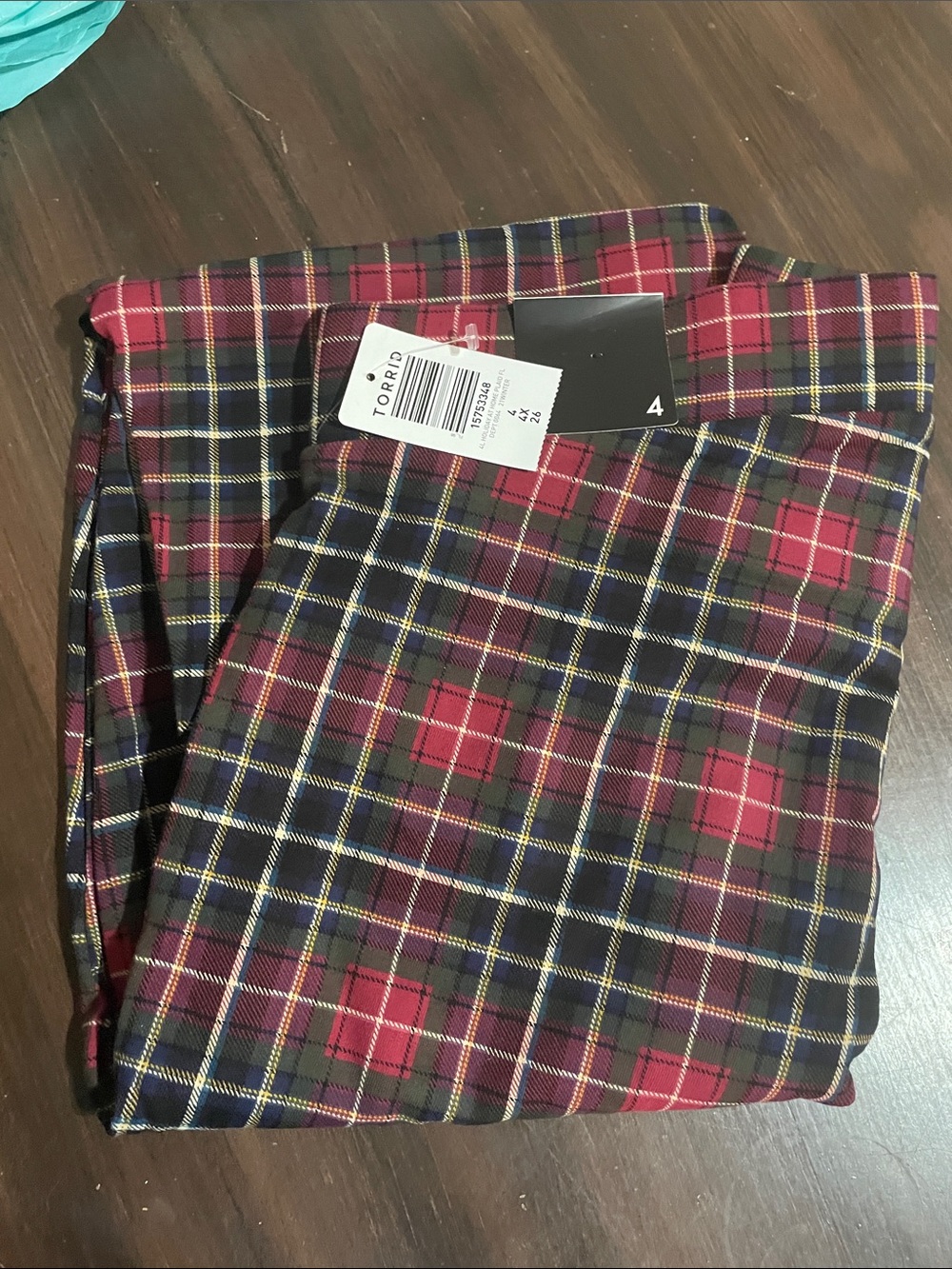 torrid Red & Black Plaid Men’s Chinos